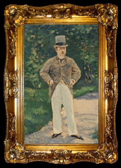 framed  Edouard Manet Portrait de Monsieur Brun, ta009-2
